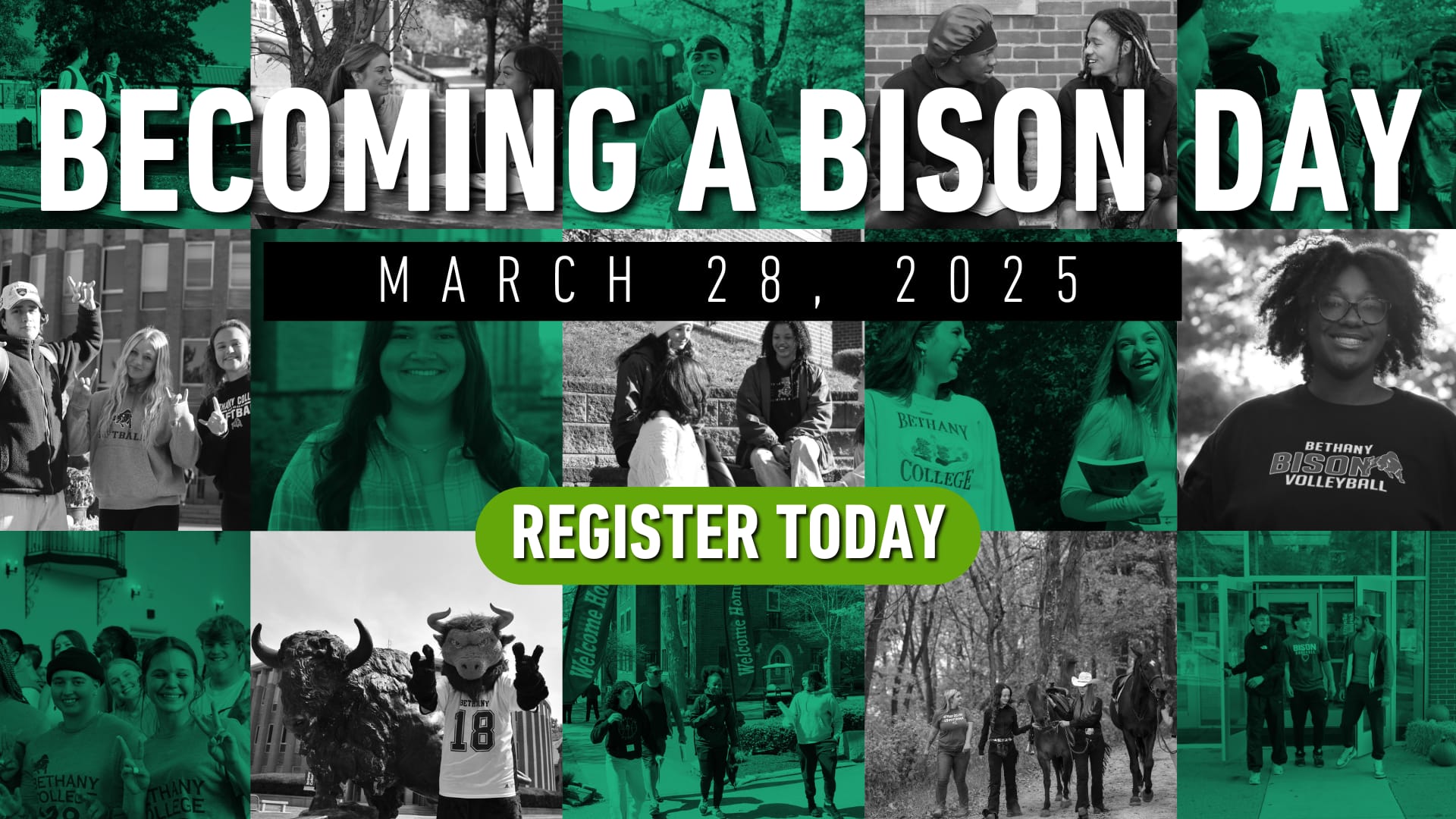 Becoming a bison day, register today, march 28th