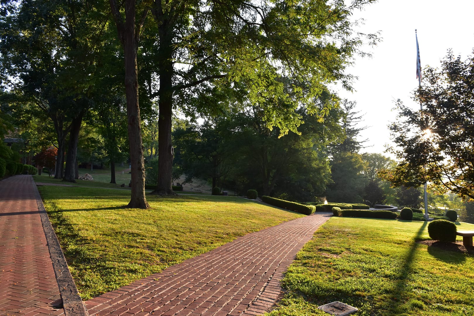 Lawn in front of Old Main