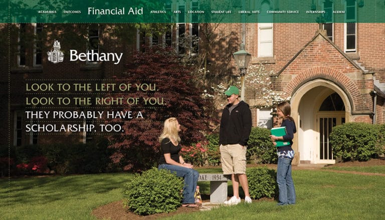 financial aid post card